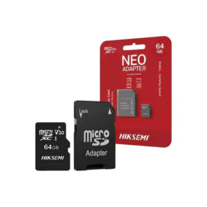 Micro SD 64GB Hiksemi Clase 10 C1 con Adaptador