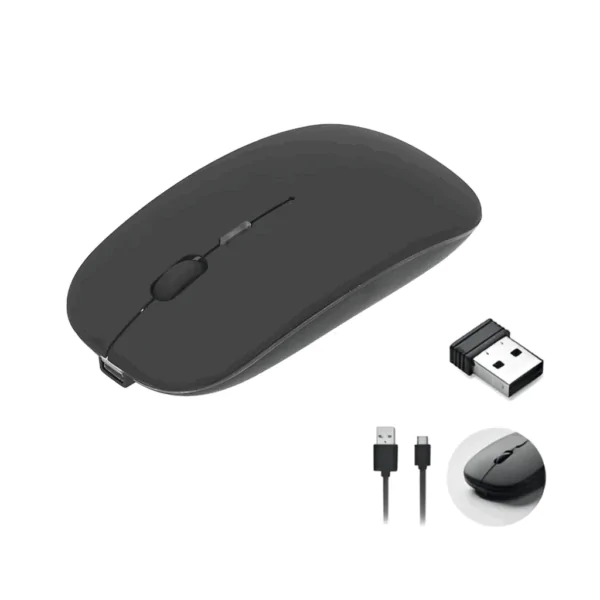 mouse inalambrico wifi y bluetooth