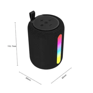 Parlante Bluetooth con luces RGB OM