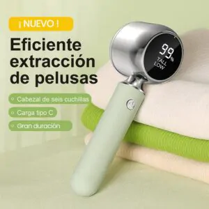 Quitapelusas Automático Recargable con Pantalla