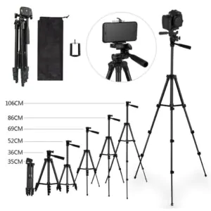 Tripode plegable y telescópico de aluminio 1,06 metros (3120A)