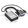 adaptador hdmi vga con audio