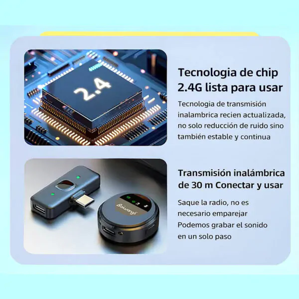 micrófono corbatero circular android y iphone