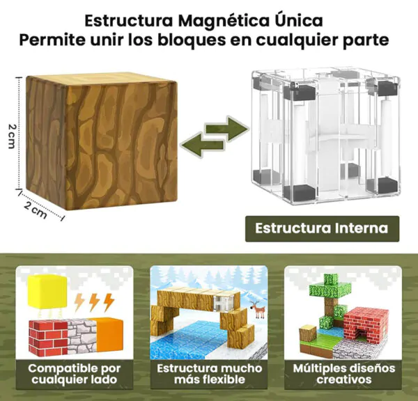 juguete de minecraft para armar