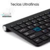 mouse y teclado teclas finas para pc