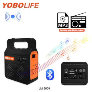Sistema Solar Portátil Yobolife LM-3609 con 3 Lámparas LED