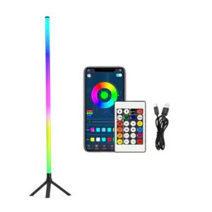 Luz de Pie Esquinera RGB 1 Metro con Control Remoto