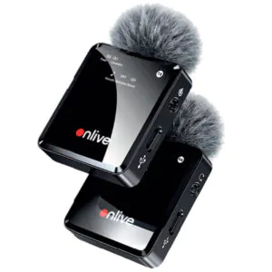 Kit de Micrófonos Corbateros Inalámbricos ONLIVE VLOG PRO